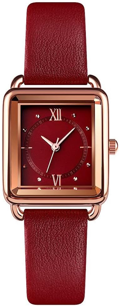 51ahtsIvmvL._AC_SL1020_.jpg Women Quartz Watch Lady Stylish Dress Watch with Leather Strap - Image 1