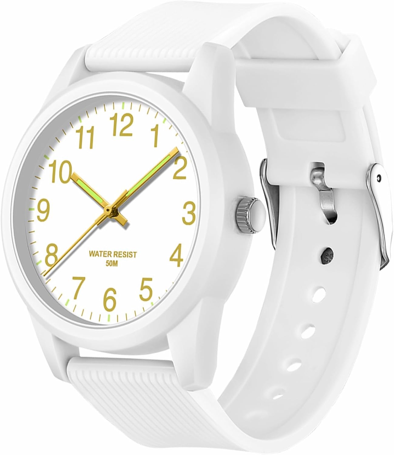 61g73XbqO4L._AC_SL1500_.jpg Watches for Watches with Soft Band Learning Time 50M Waterproof - Image 1